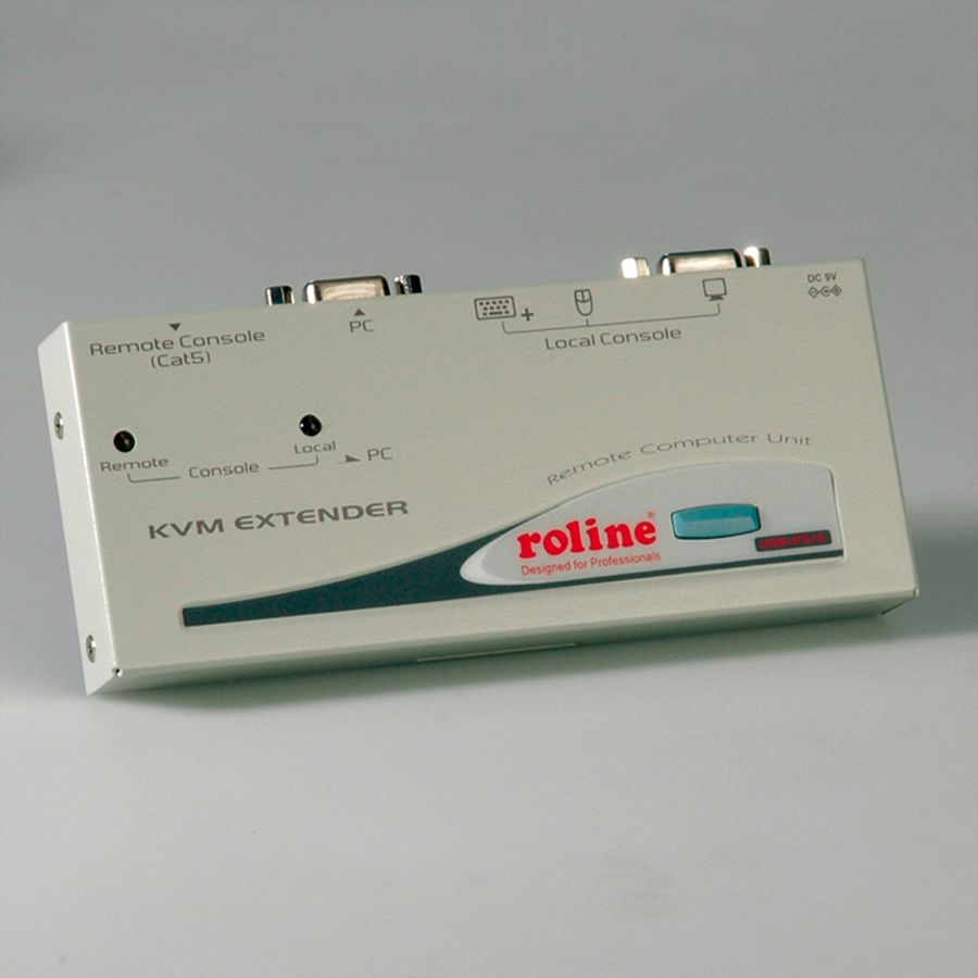 ROLINE Smart KVM extender via RJ45, VGA, USB