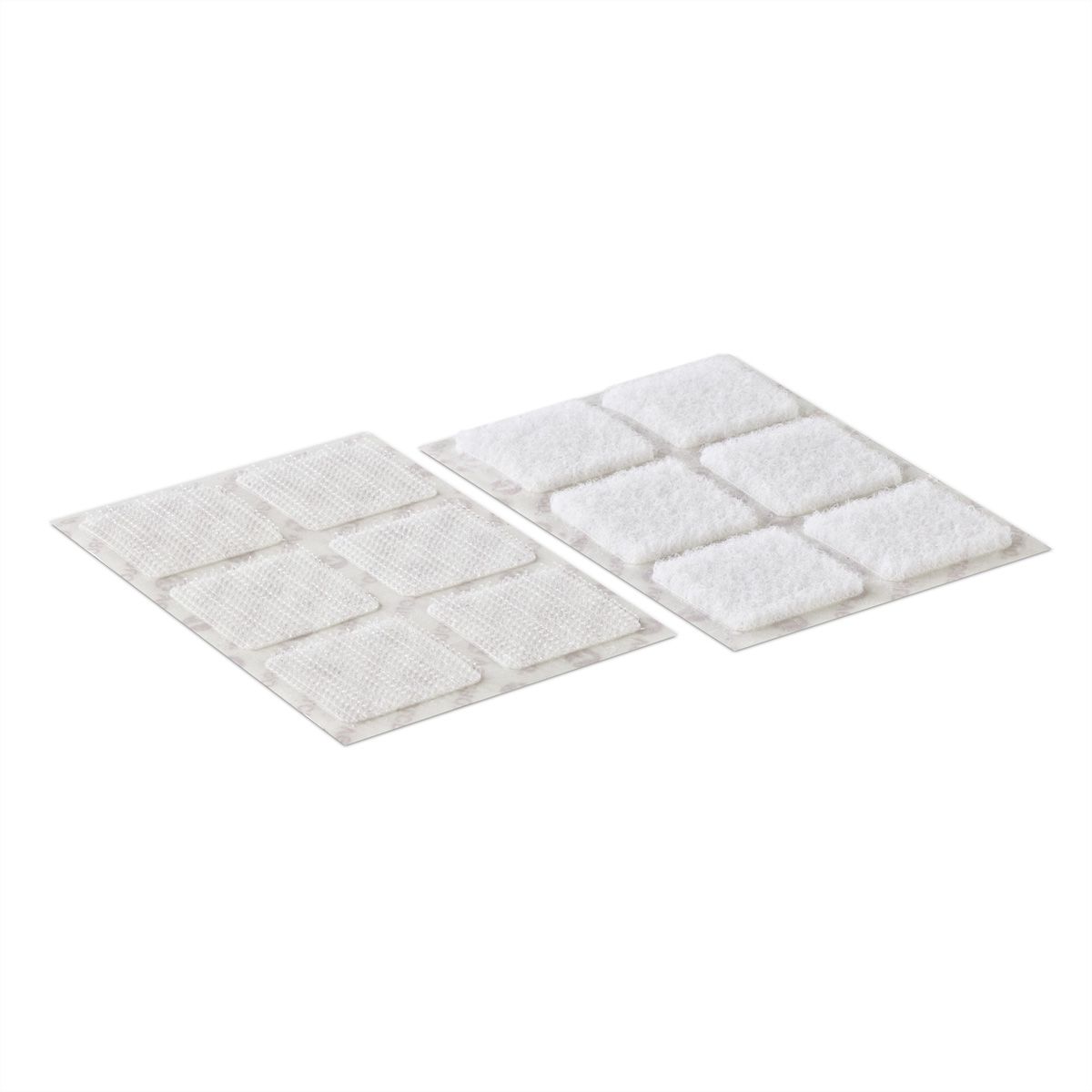 VELCRO® zelfklevende klittenband met haken en lussen 25 mm x 25 mm x 24 sets wit