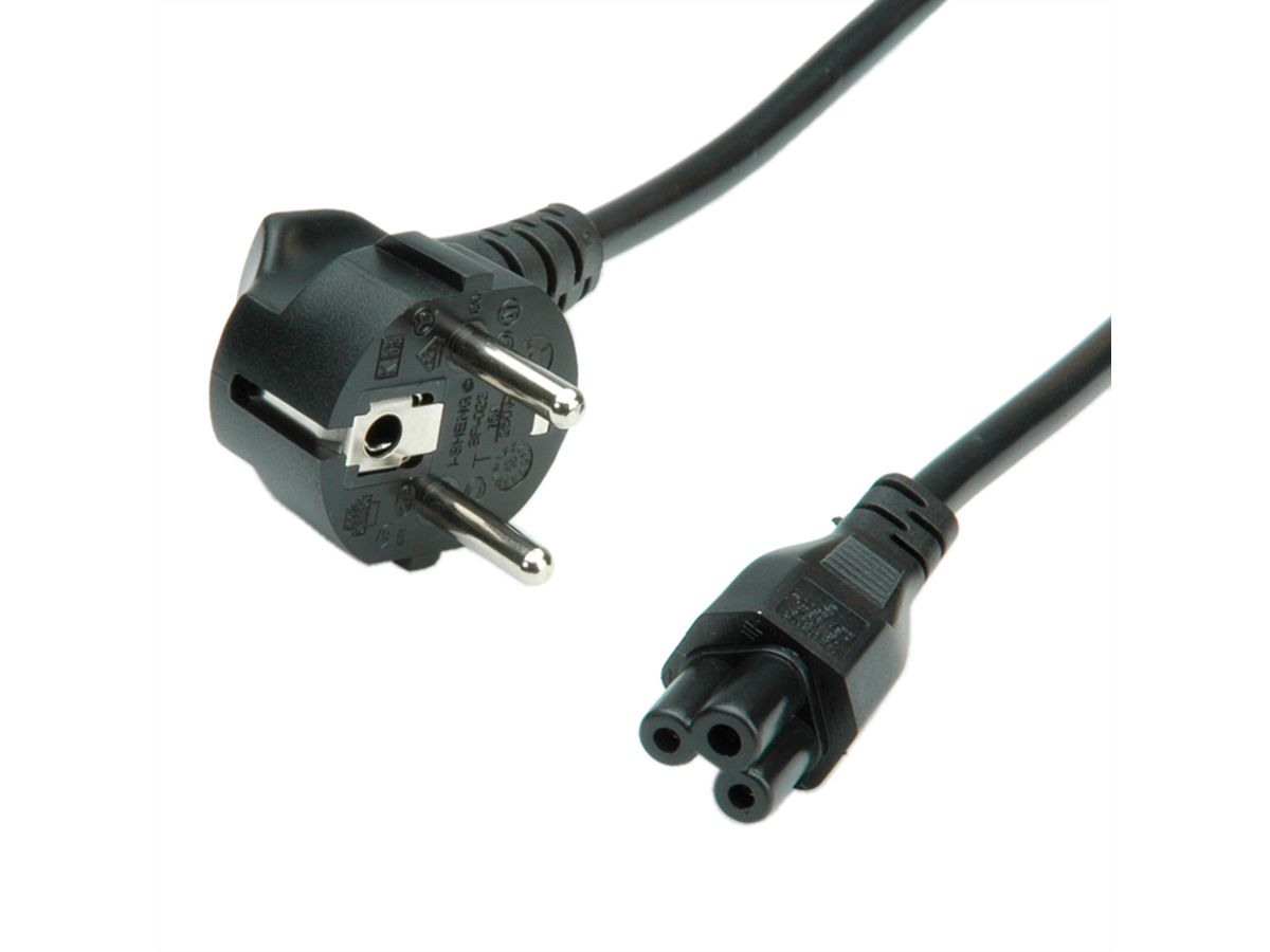 VALUE Power Cable, straight Compaq Connector, black, 1.8 m