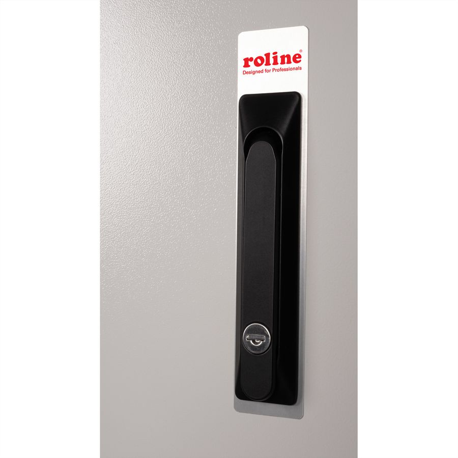 ROLINE 19-inch wall-mounted housing Pro 22 U, 600x600 WxD IP55 outdoor grey