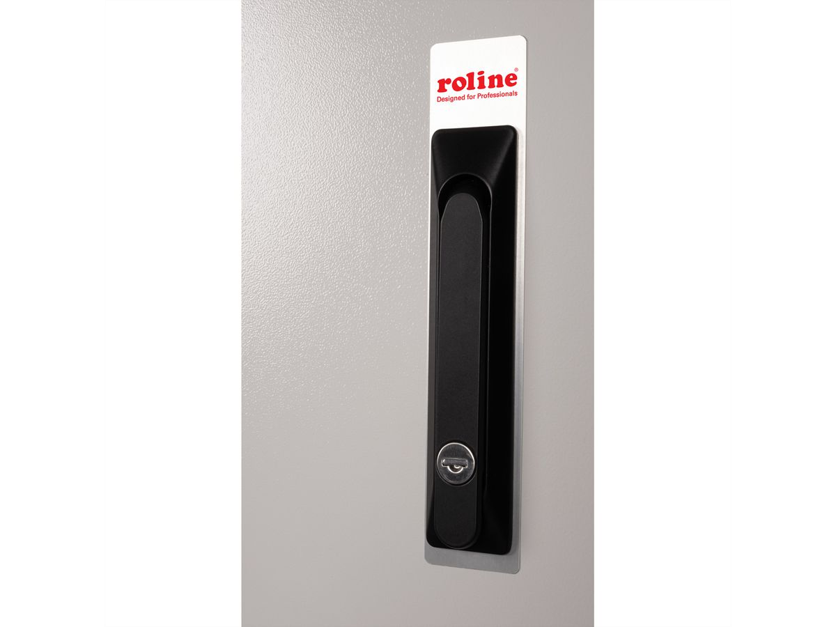 ROLINE 19-inch wandbehuizing Pro 22 U , 600x600 BxT IP55 buiten grijs