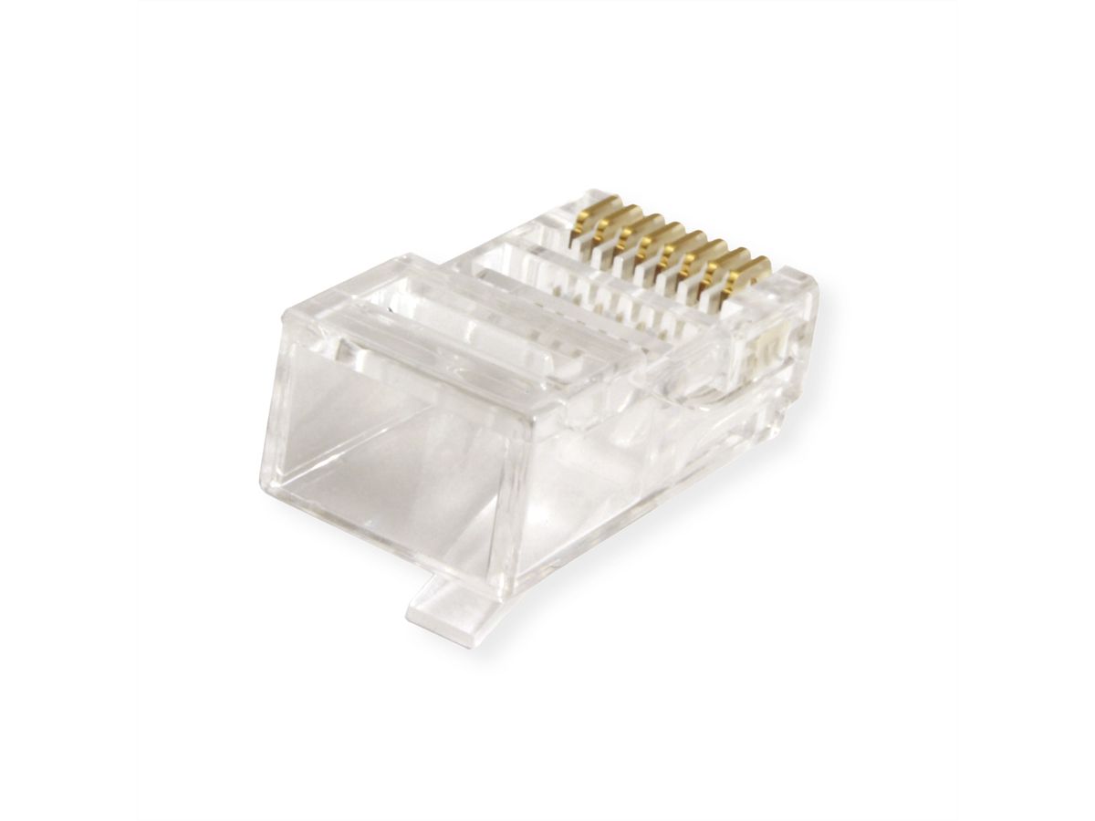 RJ45 Modulaire onafgeschermde Cat.6 (Class E) connector, 10 St.