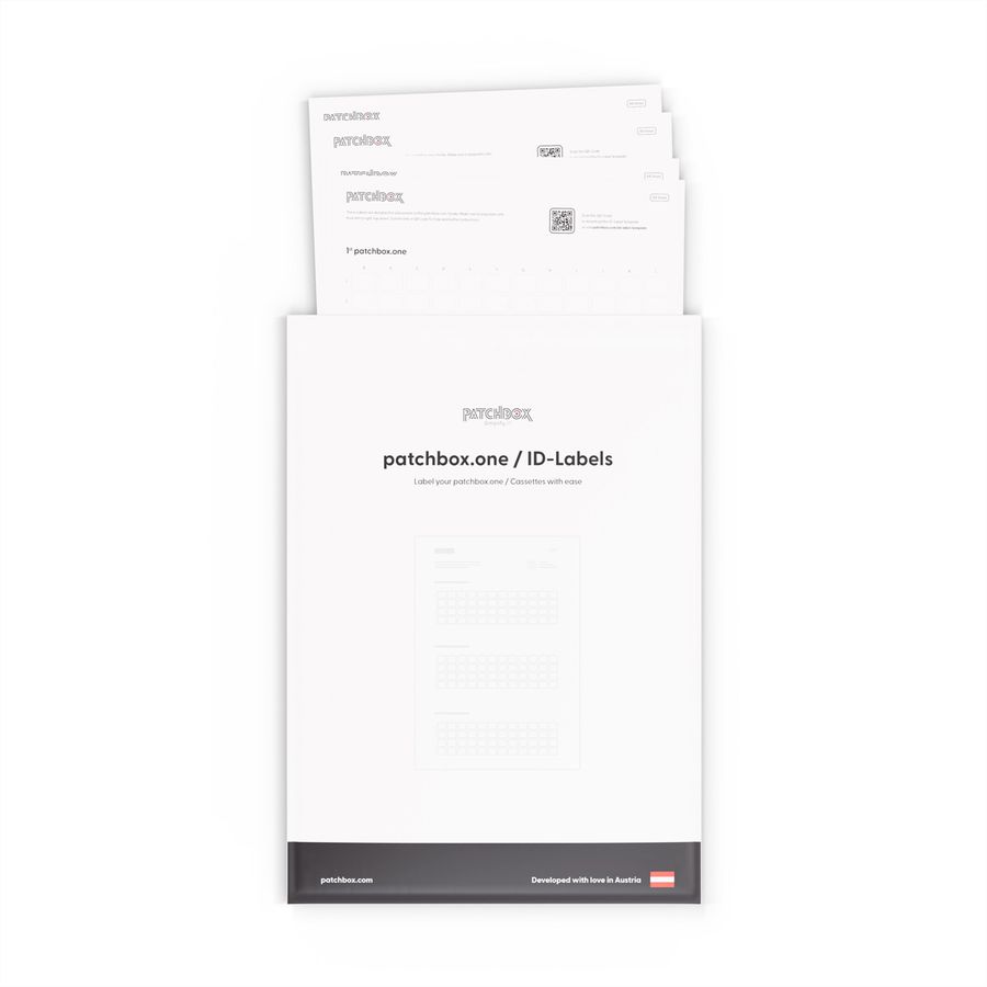 patchbox.one ID-labels 432 bedrukbare stickers