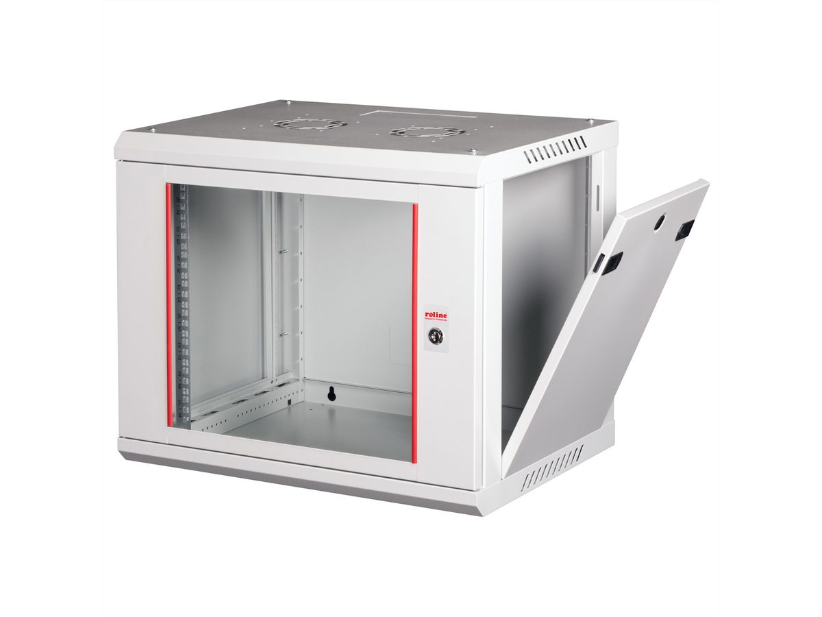 ROLINE 19" Wall Cabinet Basic Plus 9U, 600x450 BxT grey
