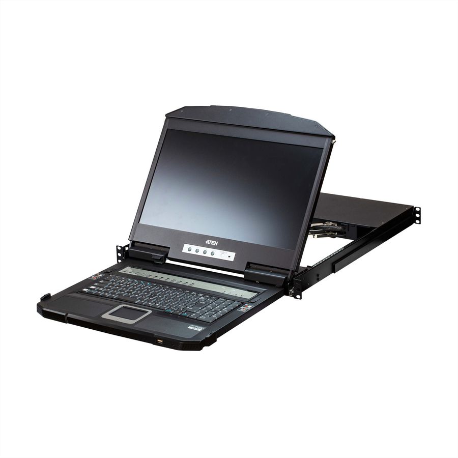 ATEN CL3884NW 4-Port Multi-View Dual Rail WideSceen LCD KVM, FR-Layout