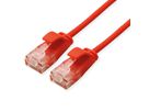 ROLINE GREEN UTP Data Center Patch Cord Cat.6A (Class EA), LSOH, Slim, red, 2 m