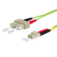 METZ CONNECT OpDAT patch cord, SC-D/LC-D OM5, 1 m