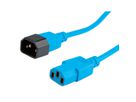 ROLINE Monitor Power Cable, IEC 320 C14 - C13, blue, 3 m
