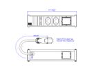 BACHMANN CONI 2xCH 0° 1xCM 0.2m GST18 RAL9010