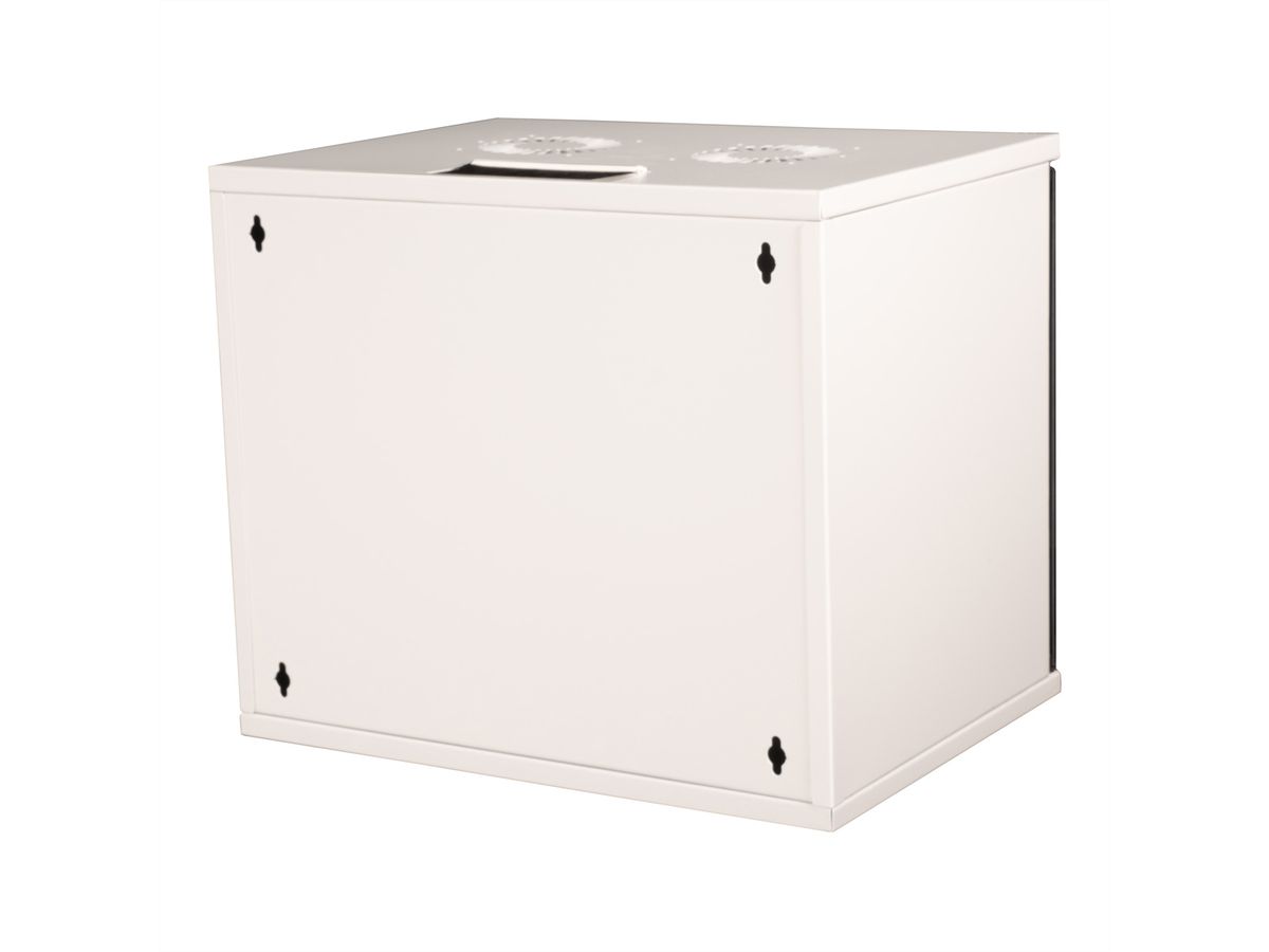 ROLINE 19-inch wandbehuizing Basic 9 U, 540x400 BxD Bouwpakket grijs