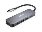 ROLINE USB 3.2 Gen 2 Hub, 4-voudig, Type-C aansluitkabel