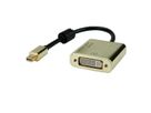 ROLINE GOLD 4K Mini DisplayPort-DVI Adapter, MiniDP M - DVI F, Retail Blister