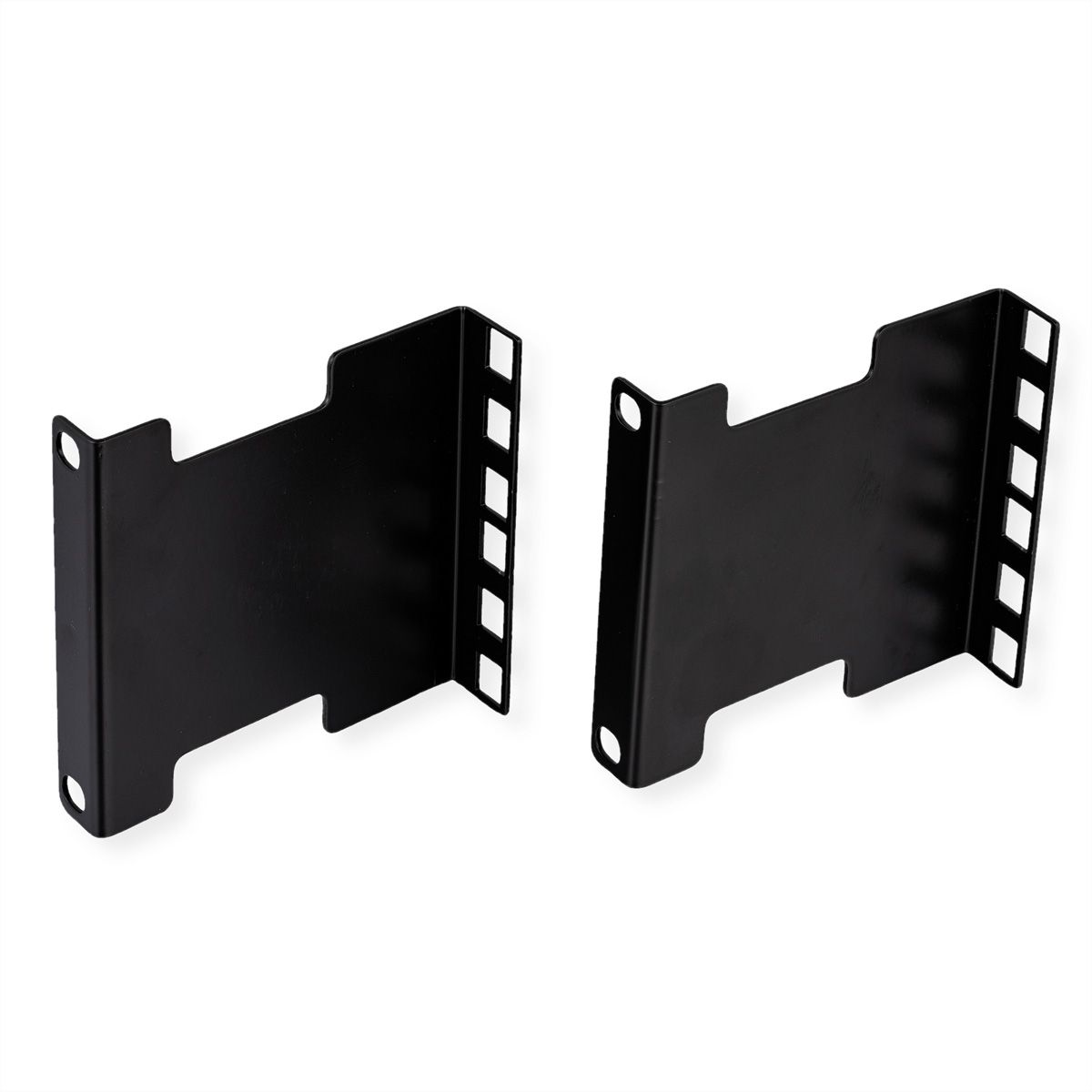 VALUE 19" Rack Depth Extender, 2 pcs, 2U, metal, 101.5mm