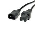 VALUE Stroomkabel IEC320/C14 male - C15 female, H05RN-F, zwart, 1,8 m