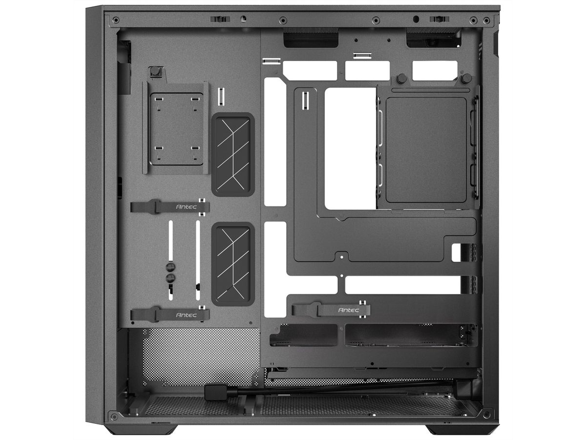 ANTEC FLUX Rear ATX/Micro-ATX/ITX Midi Tower PC Case, black