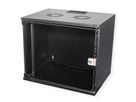ROLINE 19-inch wandbehuizing Basic 9 U , 540x400 BxD Bouwpakket zwart