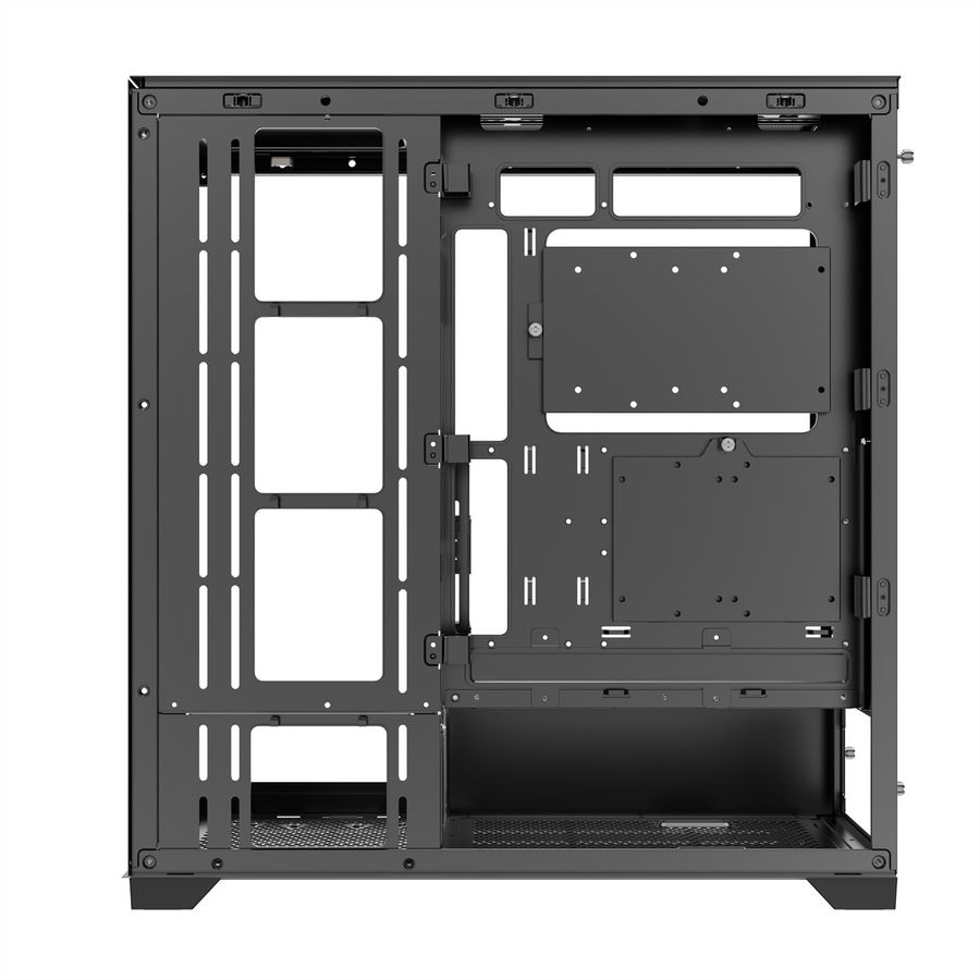 XILENCE Xilent Gleam X818.ARGB Gaming ATX PC-behuizing zwart, RGB ATX Midi Tower