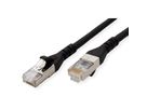 METZ CONNECT Patchkabel Cat.6A AWG 26 , LSOH, zwart, 50 m