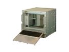 SCHROFF VME64x-systeem, robuust, 10 HE, 12 sleuven, aansluitbare voeding