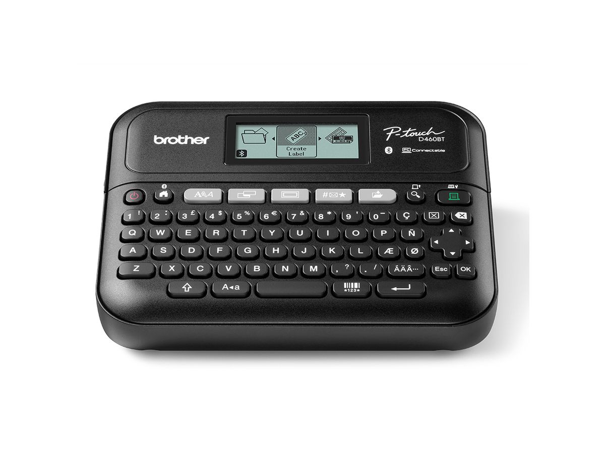 Brother PT-D460BTVP label printer Thermal transfer 180 x 180 DPI 30 mm/sec Wired & Wireless TZe Bluetooth QWERTY