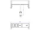 BACHMANN DESK2 2xprotective contact USB C, USB Charger 60W 0.2m GST18 white