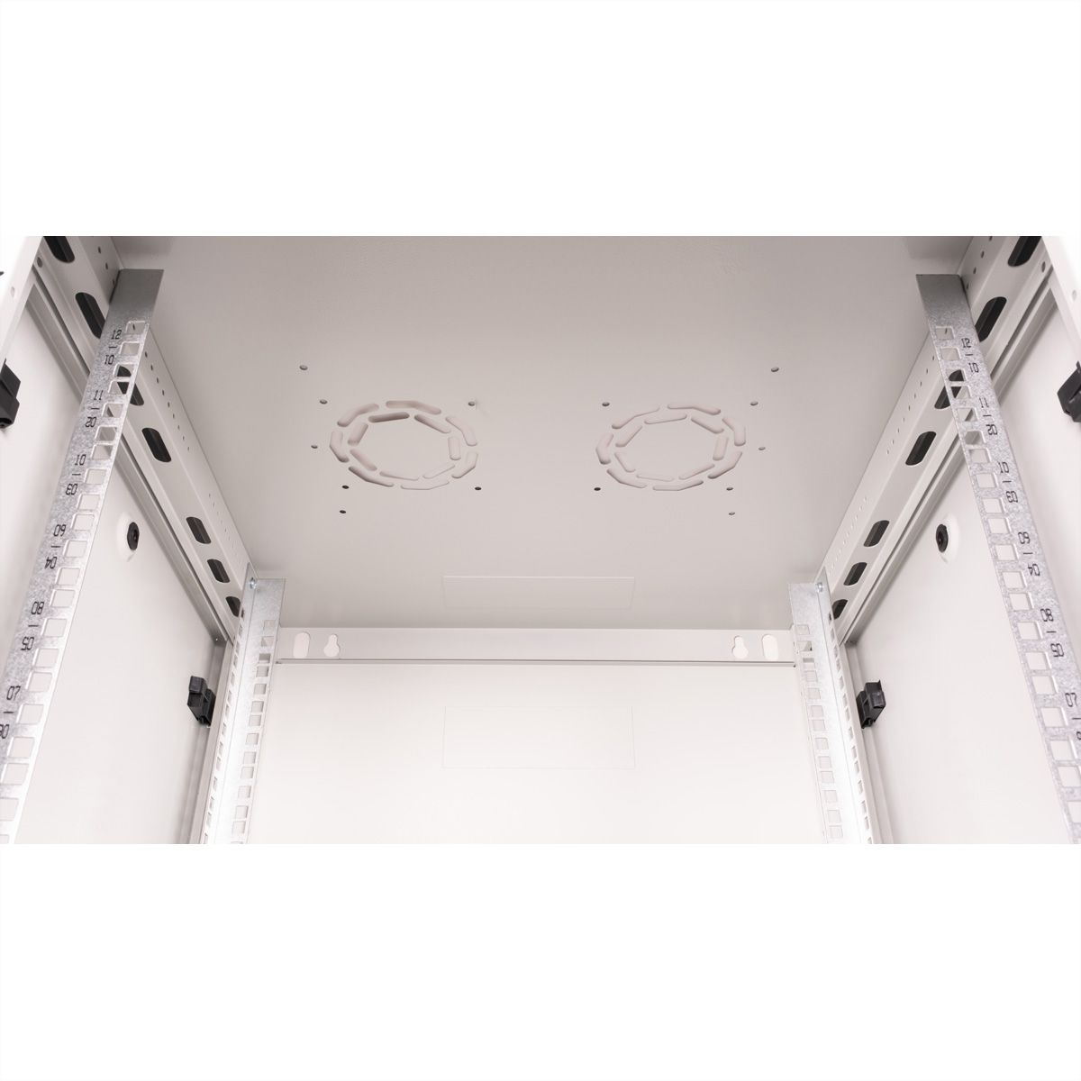 ROLINE 19" Wall Cabinet Basic Plus 12U, 600x600 BxT grey
