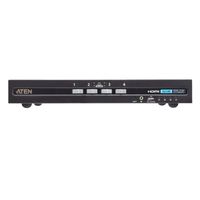 ATEN CS1184H4C 4-poorts 4K HDMI Secure KVM, met Card Reader voldoet aan PSD PP V4.0