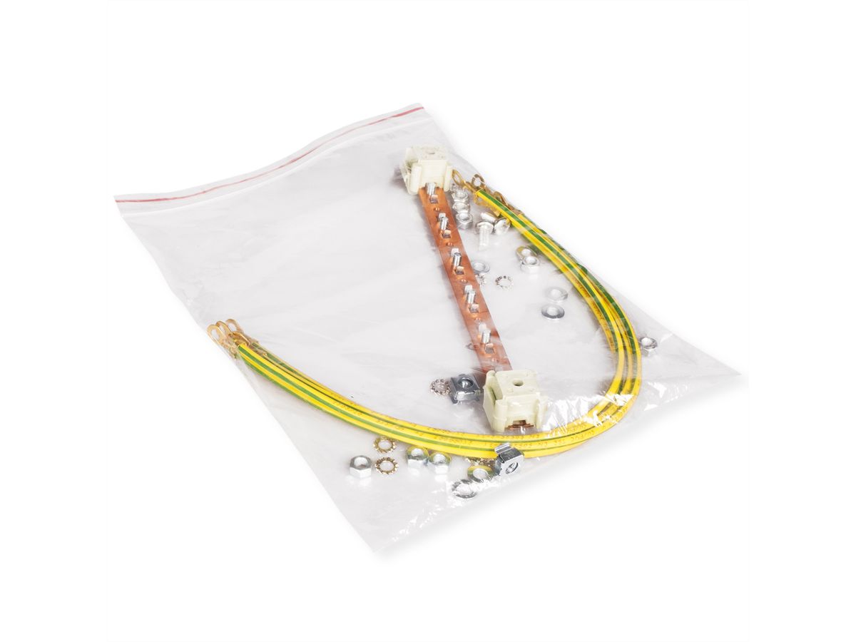 ROLINE potential equalisation rail, 220mm incl. earthing cable
