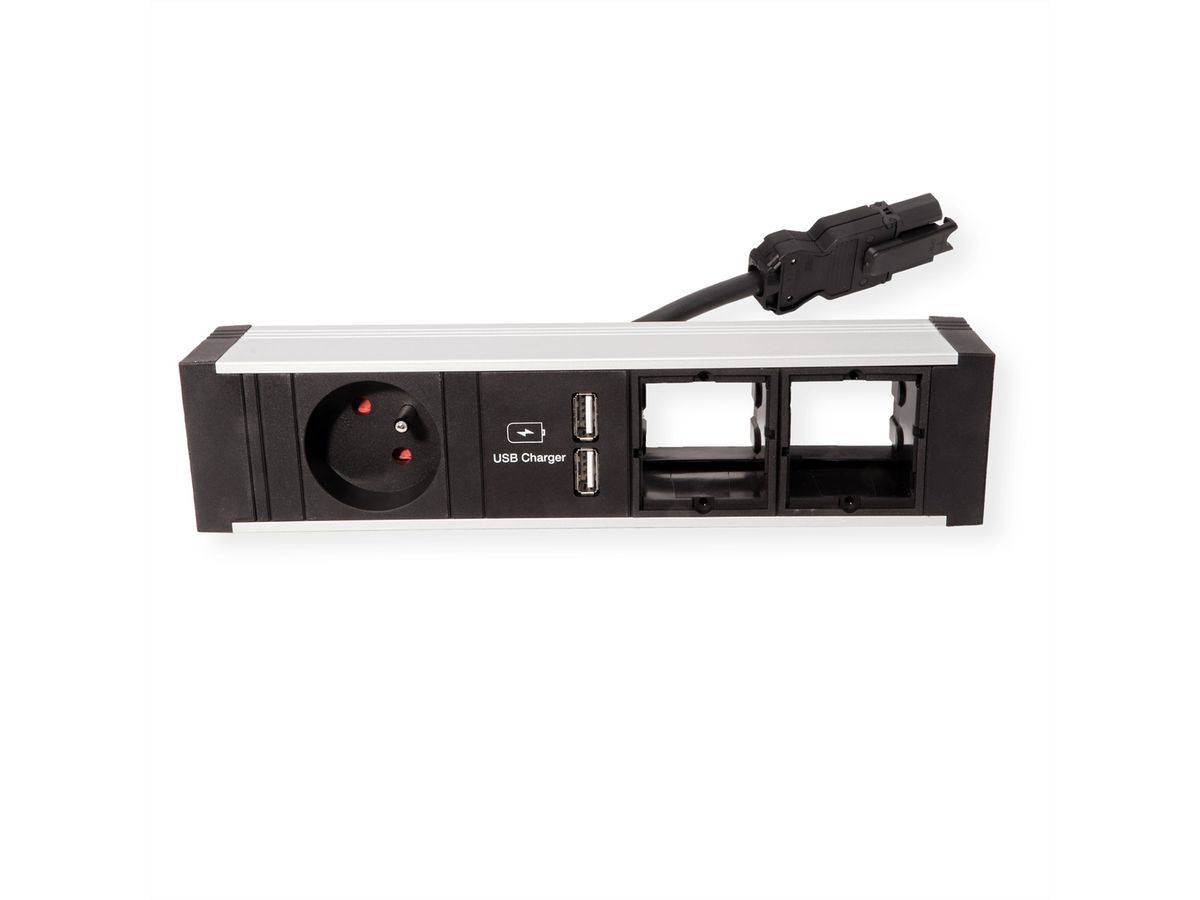BACHMANN VENID 1xUTE 1xUSB Charger 2xCM 0.2m GST18