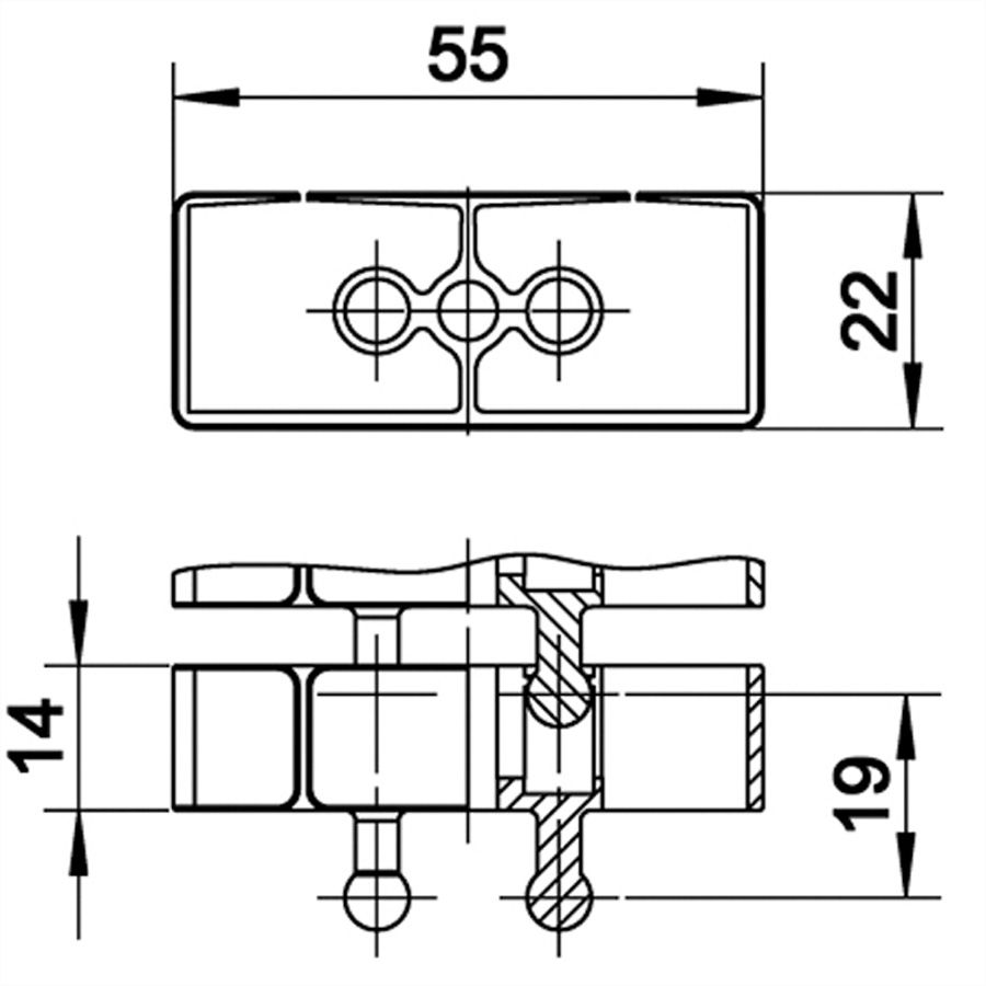 Kabelschlange® Flex II Set Silber 75cm