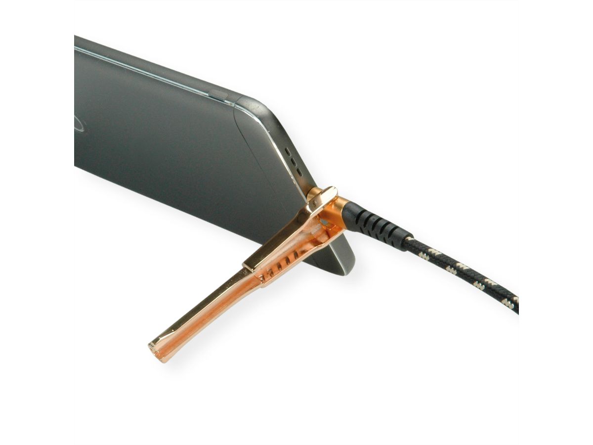 ROLINE GOLD Lightning naar USB 2.0 kabel voor iPhone, iPod, 1 m