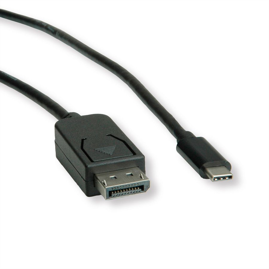 ROLINE USB type C - DisplayPort adapterkabel, v1.2, M/M, 1 m