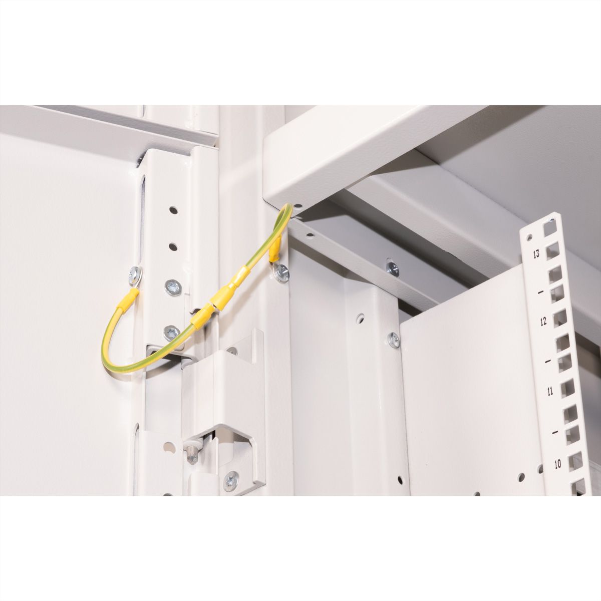 ROLINE colocation-kast 42HE 800x1000 mm, 3 compartimenten, grijs