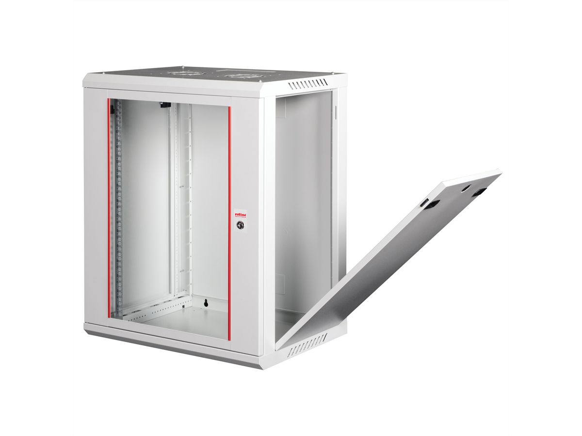 ROLINE 19” wandbehuizing Basic Plus 18U, 600x450 BxT grijs