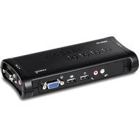 TRENDnet TK-409K KVM-switch 4-poorts USB-kit met audio