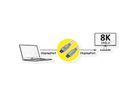 ROLINE RM DisplayPort-kabel, v1.4, DP Male/Male, zwart, 5 m
