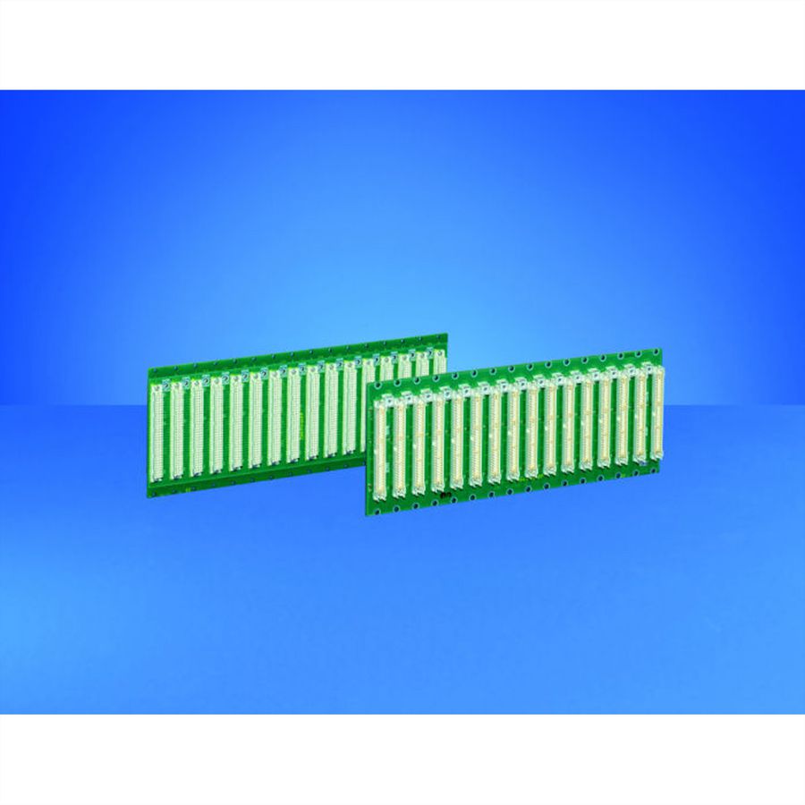 SCHROFF VMEbus J2 Rugwand 3 HE, 10 Slots