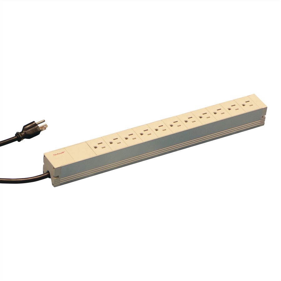 SCHROFF contactdoosstrip USA, 11 contactdozen, 19".