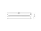 VALUE 19" Cable Entry, with brush, 1U, black