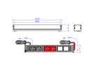 BACHMANN CONI 2xCEE7/3 2xCEE7/3 rt, earthing contact 2xblack+2xred