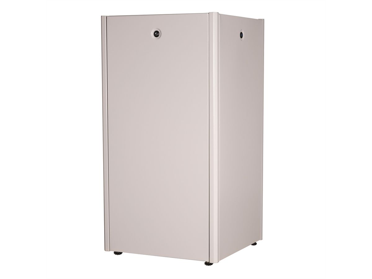 ROLINE 19-inch netwerkkast Basic 22 U, 600x600 BxD Glazen deur grijs