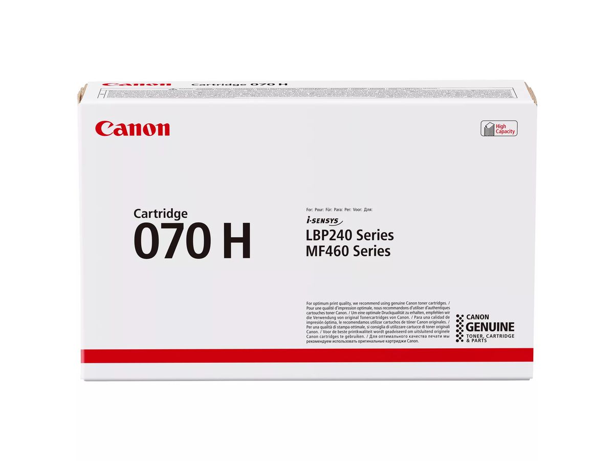 Canon 070H tonercartridge 1 stuk(s) Origineel Zwart