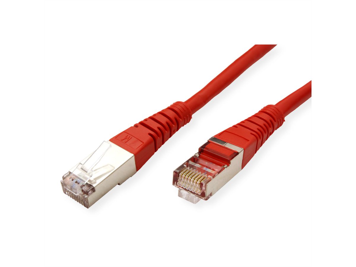 ROLINE S/FTP Patch Cord Cat.5e (Class D), red, 5 m