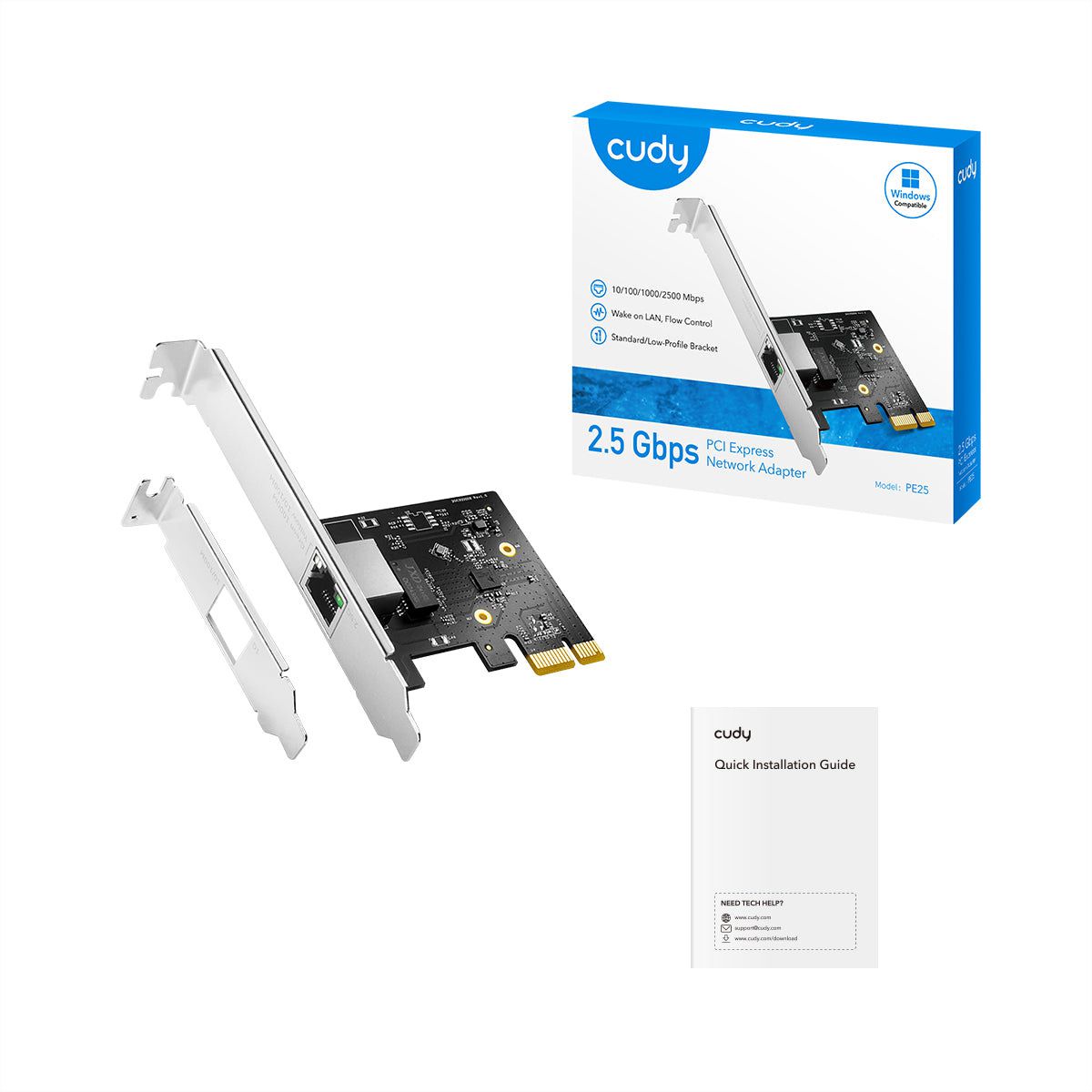 CUDY PE25 2.5G PCI Express Adapter