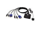 ATEN CS22U KVM Switch VGA, USB, 2-Poorts