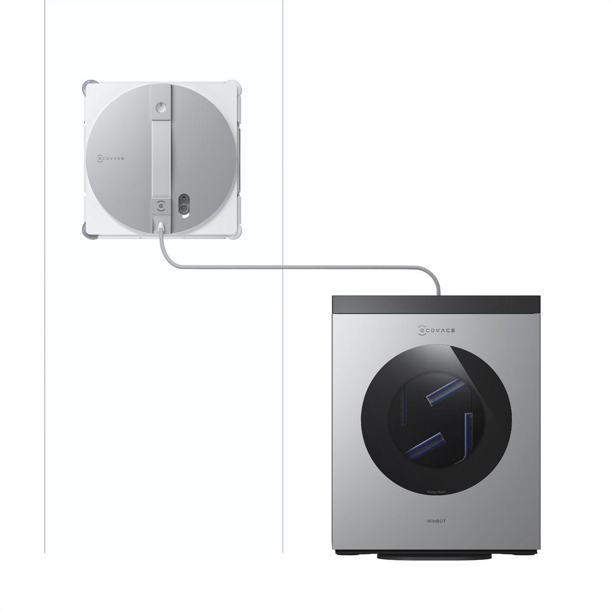 Ecovacs-raamreiniger W3 OMNI Winbot, wit