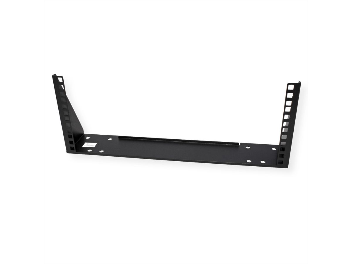 Vertical Wall Mount Bracket/Under Desk Mount, 4U, black