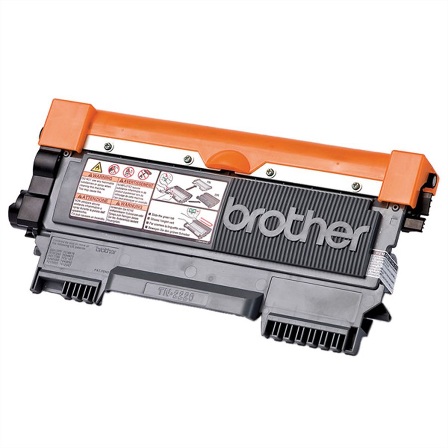 TN2220, TN-2220, BROTHER toner zwart voor ca. 2.600 pagina's, voor HL-2240, HL-2250DN, HL-2270DW, DCP-7060D, MFC-7360N, MFC-7460DN, MFC-7860DW