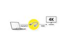 ROLINE GOLD 4K Adapter, active, v1.2, DP-HDMI, M/F
