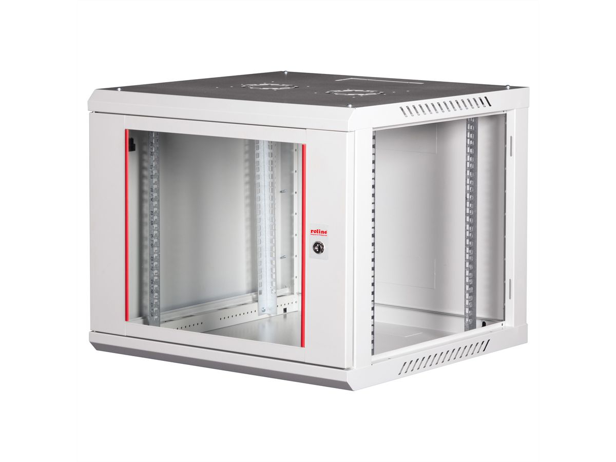 ROLINE 19-inch wandbehuizing Basic Plus 9U, 600x600 BxT grijs